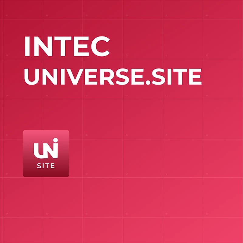 Intec.Universe Site - корпоративный сайт с конструктором дизайна
